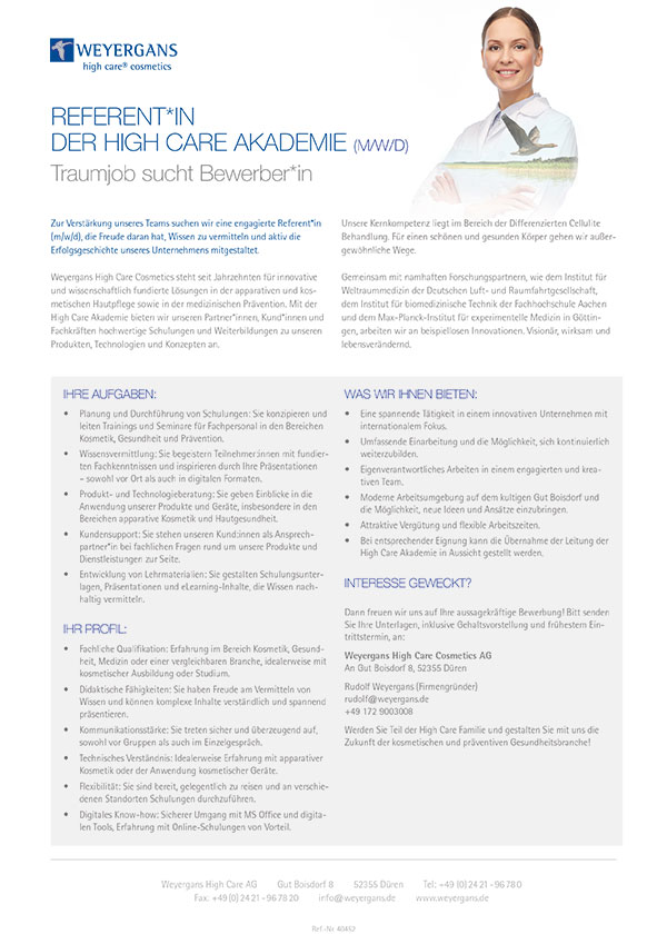 Referent*in High Care Akademie